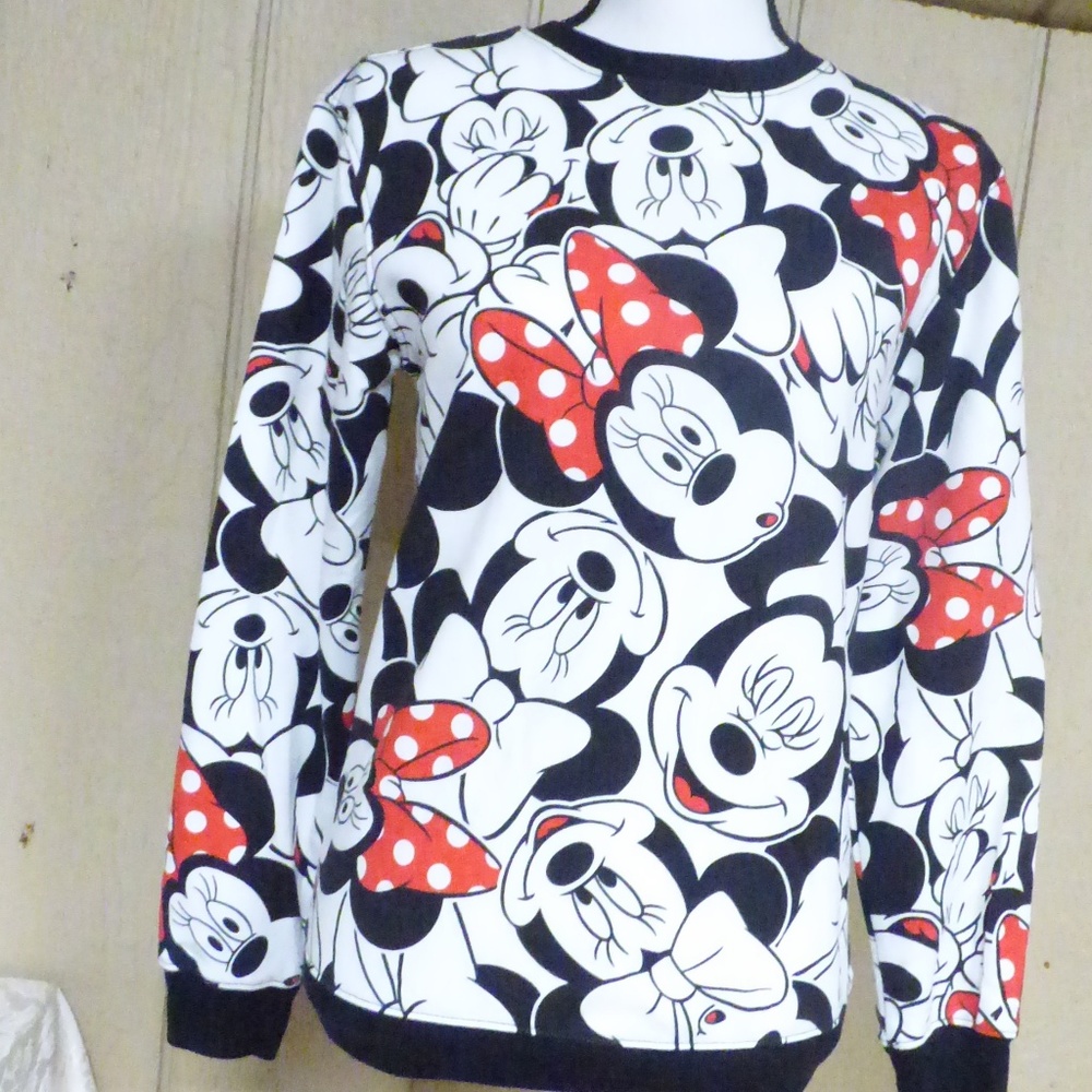 Disney Junior’s Minnie Printed Sweatshirt, Size S - Picture 2 of 8